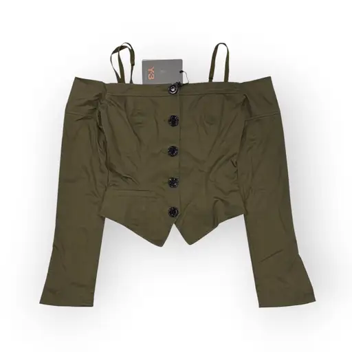 Y-3 Yohji Yamamoto F/W 2005 Off-Shoulder Utility Jacket ワイスリー ヨウジヤマモト 05AW オフショルダー ミリタリージャケット