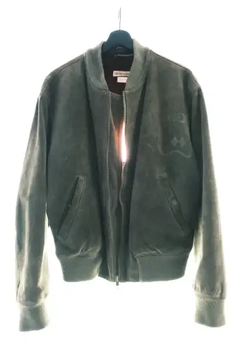 Emporio Armani AW89 ‘Embossed’ Leather Bomber