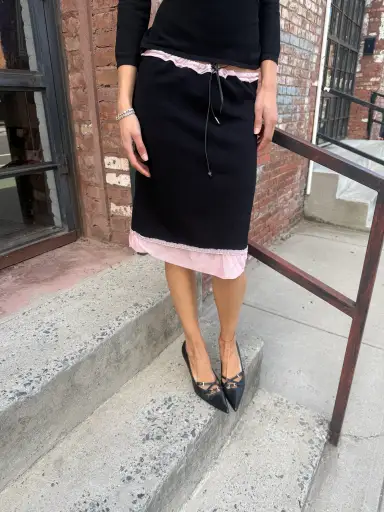 Vintage Fendi Spring 1999 Knit Skirt