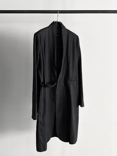 Damir Doma Linen Long Wrap Coat