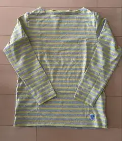 ORCIVAL オーシバル ボーダーカットソー 長袖 イエロー グレー