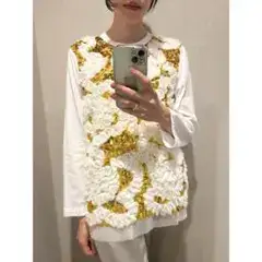tao comme des garcons 2025 タオ　ゴールド　カットソー