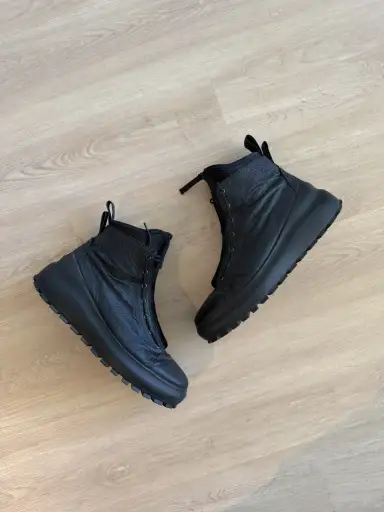 Stone Island Leather Military Boot