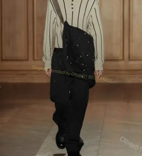 Ziggy Chen x Iolom 24AW ink‑splatter large bag YYYY17/2610