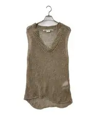 Comme des Garcons Hemp sleeveless knit GQ-N006 M Beige