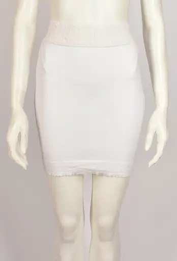 ALAIA WHITE TUBE SKIRT