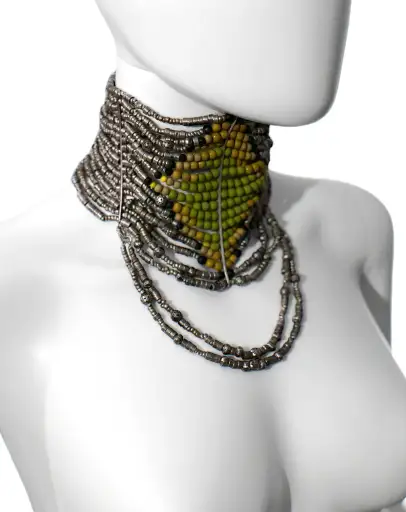 John Galliano for Christian Dior A/W 1998 'Sportswear on Heels' Maasai Necklace
