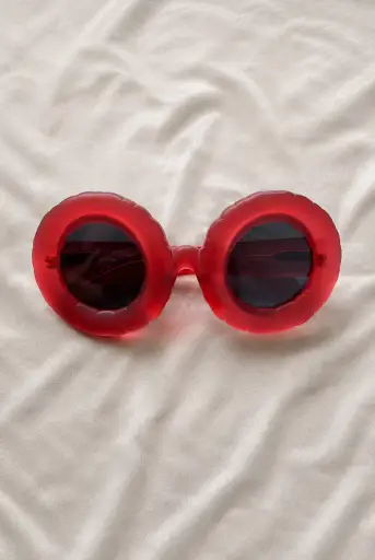Jeremy Scott x Linda Farrow "Inflatable Pool Float" Sunglasses