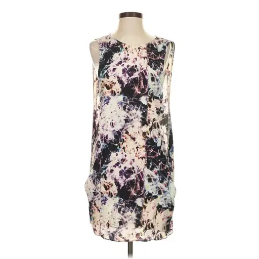 Theyskens' Theory Dorchid Silk Mini Dress Side Slits 4/38