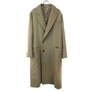 AURALEE オーラリー 23AW DOUBLE CLOTH HARD TWIST CARSEY CHESTERFIELD COAT コート A23AC01KW カーキ 4 オーラリー(AURALEE)のメンズのジャケット/アウター(チェスターコート)の商品詳細ページへのリンク