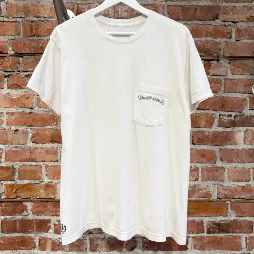 CHROME HEARTS VINTAGE FLORAL STAR POCKET TEE ‘WHITE’