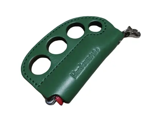 Blackmeans Green Leather Knuckle Lighter Case