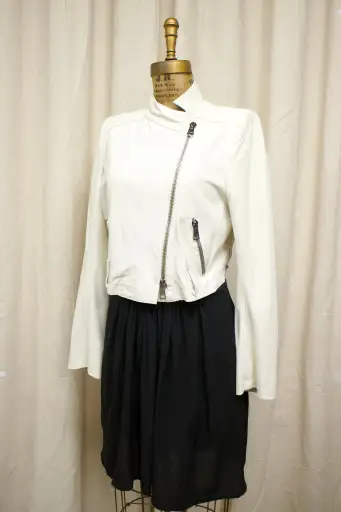 S/S03 Ann Demeulemeester Cropped Leather Jacket