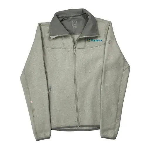 Arc'Teryx Ash Zip Up Fleece Jacket - Medium Grey Polyester