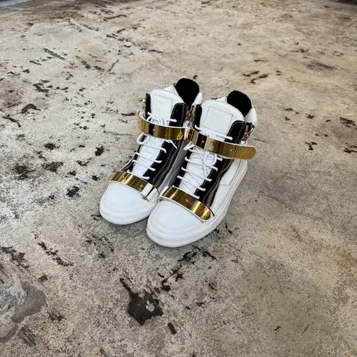 00s GIUSEPPE ZANOTTI VELCRO HI TOP SNEAKER