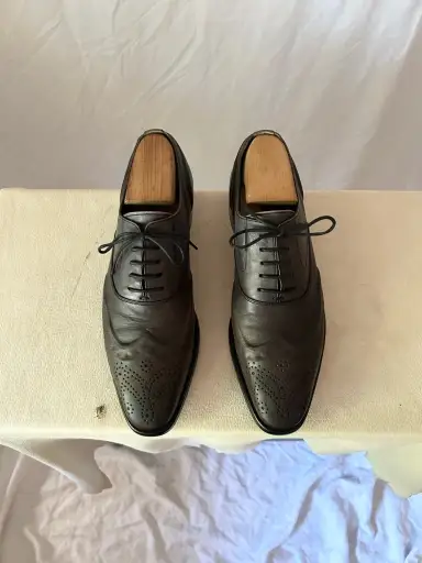 Miharayasuhiro Embossed Wingtip Oxfords (25.5)