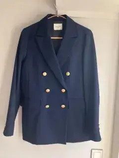 Demi-Luxe BEAMS ダブルテーラードジャケット ネイビー 金ボタン