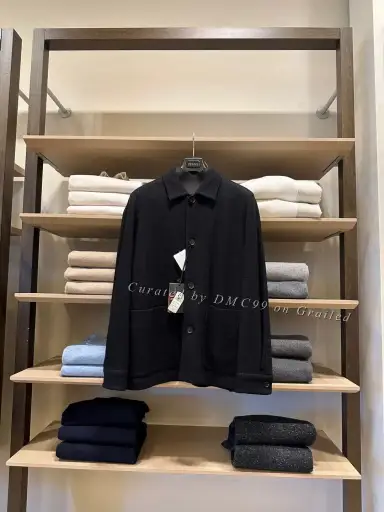Zegna Men's Black Wool Jacket
