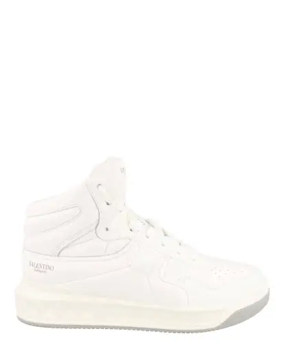 One Stud High-Top Leather Sneakers