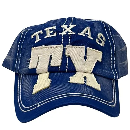 ASLAN Headwear Texas "TX" Adjustable Ball Cap