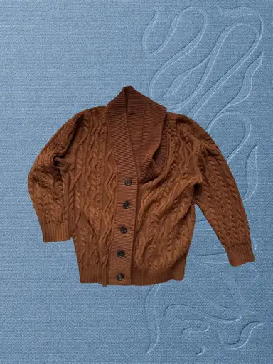 Y/Project — Double Cable Knit Wool Cardigan, One Size