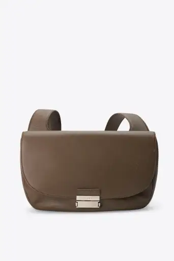 Vintage Loewe Green Leather Crossbody Bag