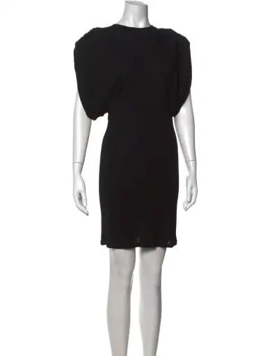 Crew Neck Knee-Length Dress
