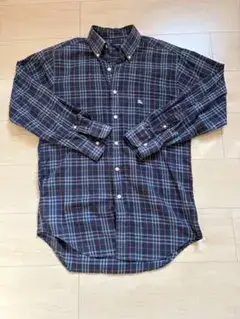 BURBERRY チェック柄長袖シャツ S