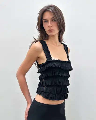 Alaïa Ruffle Top