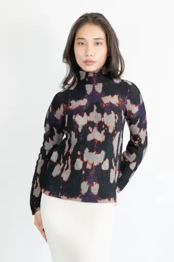 Me Issey Miyake Printed Micro Pleated Tunic
