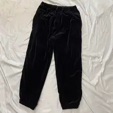 COMOLI 22AW Velour Jersey Track Pants M Black Vintage Condition