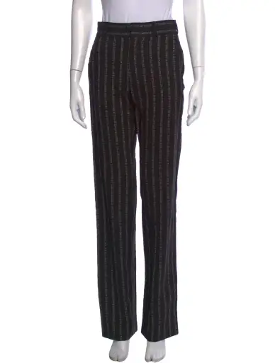 Striped Straight Leg Pants