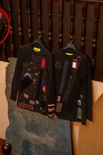 AW14 Raf Simons x Sterling Ruby Long Patchwork Sweatshirt