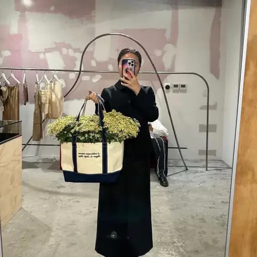 샌디리앙 바쿠 캔버스 토트백
