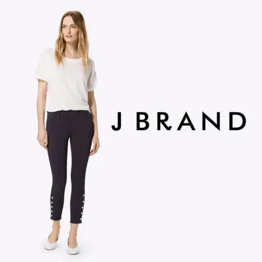 NWT, J. Brand Black Iris Suvi Stretch Utility Cropped Pants