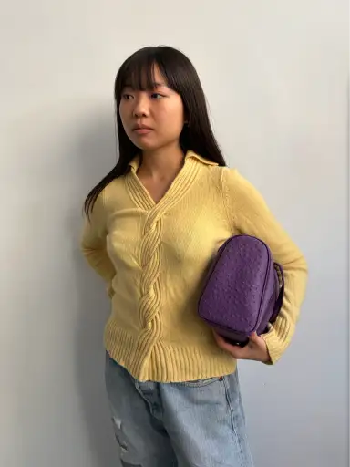 Yellow Burberry Jumper