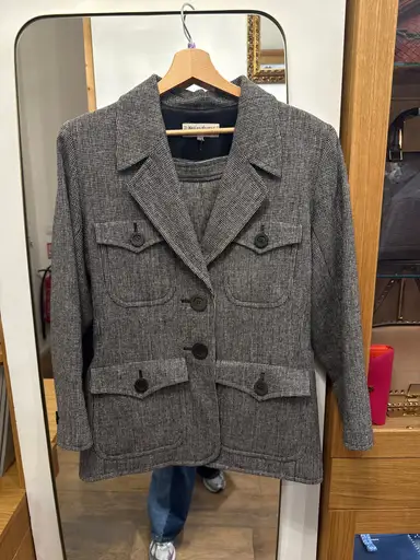 Yves Saint Laurent Tweed safari jacket AGC3623