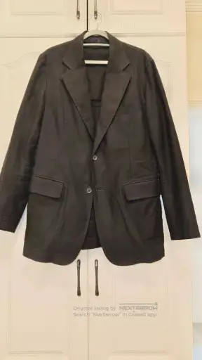Yohji Yamamoto 2022ss Notch Lapel Blazer.