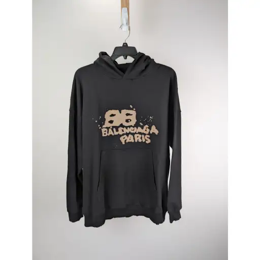 o1rshd1 Large Fit Hoodie in Black