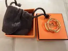 HERMES エルメス スカーフリング ゴールド 美品