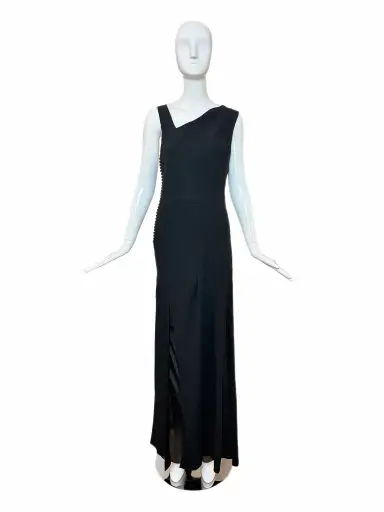 DIOR by JOHN GALLIANO 2007 Vintage Runway Black Evening Gown