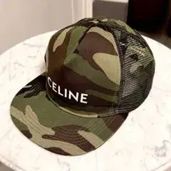 【美品・正規品】CELINE セリーヌ トラッカーキャップ / カモフラージュ