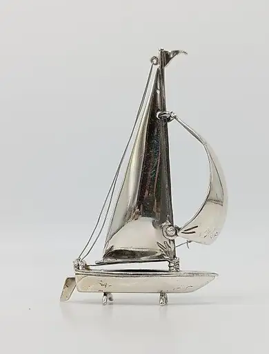 Massoni - Figure - Barca a vela - .629 silver