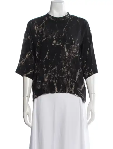 Silk Printed Top