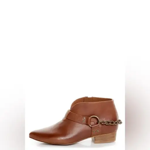 Sixtyseven Enrica Viriato Chestnut Winklepicker‎ Ankle Boots.