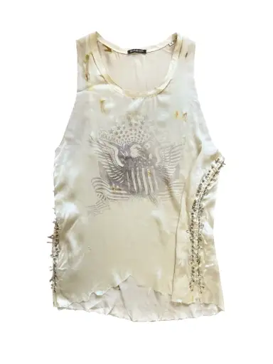 BALMAIN SS/2011 USA SAFETY PIN TOP BY CHRISTOPHE DECARNIN