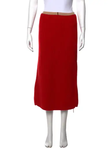 Wool Long Skirt