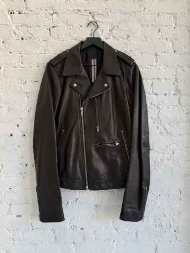 S/S 2020 RICK OWENS ‘STOOGES’ LEATHER JACKET