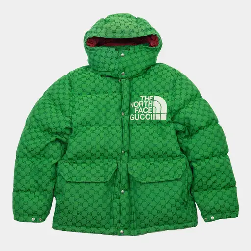 Gucci x The North Face Canvas Print Down Parka