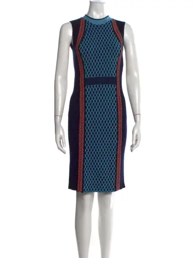 Wool Knee-Length Dress